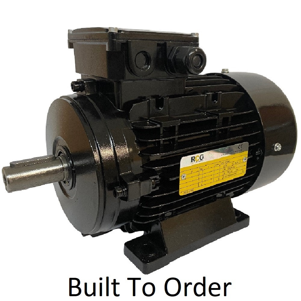 RCG Alloy MSHE90L 1.5kW 4P TEFC F B3 Foot Mount 415/3/50 IP55 Electric Motor 24mm Shaft - MSHE