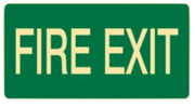 Exit and evacuation - fire exit luminous sign