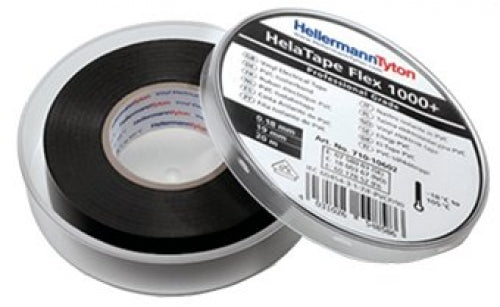 Black premium-grade vinyl electrical tape 19mm x 20m (equivalent Scotch Super +33)