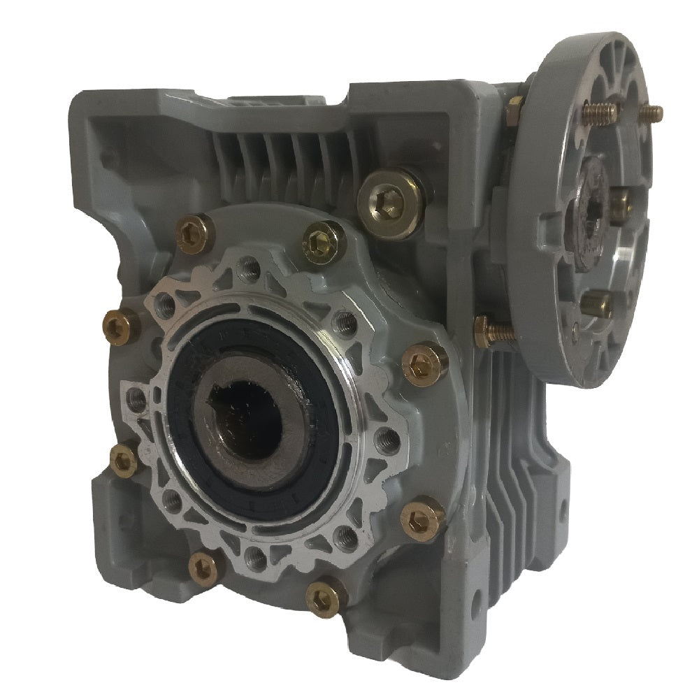 RCG063 Wormbox Ratio 80/1, 14mm Input With D71 B14A Input Flange, 25mm Hollow Output