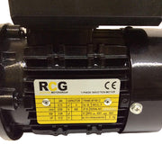 RCG Alloy MY56 0.09kW 2P TEFC B5 Flange Mount 1 Phase 240v PSC IP55 Cap Run Electric Motor 9mm Shaft - MY561-2 (B5)