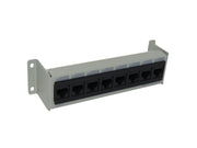 8 Port Cat6 Surface Mount Panel