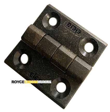 CFM-SH hinge - 40mm wide x 40mm high, countersunk 5.5mm diameter holes, 25mm wide x 25mm high hole centres #CFM.40 SH-5