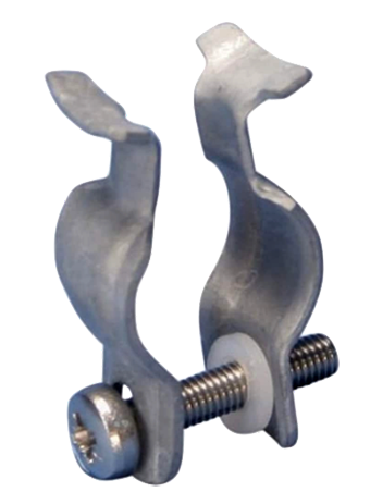 Caddy Pipe/Cable Clamp HDGAL Suits 20.4-25mm Diameter (Order 100 For Box)