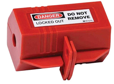 Small three-pin standard plug lockout