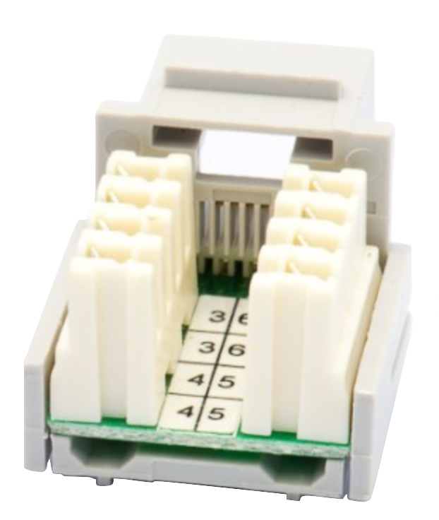 Cat3 Insert RJ45 Data Jack 8P4C - Keystone