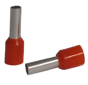 Cord end 4.0mm x 9mm orange - 100 pack