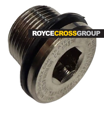 Nickel-plated brass stopping plug [Ex] - M20, dome head