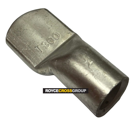 Copper crimp lug, 300mm cable, blank - sold per 1, order 9 for box