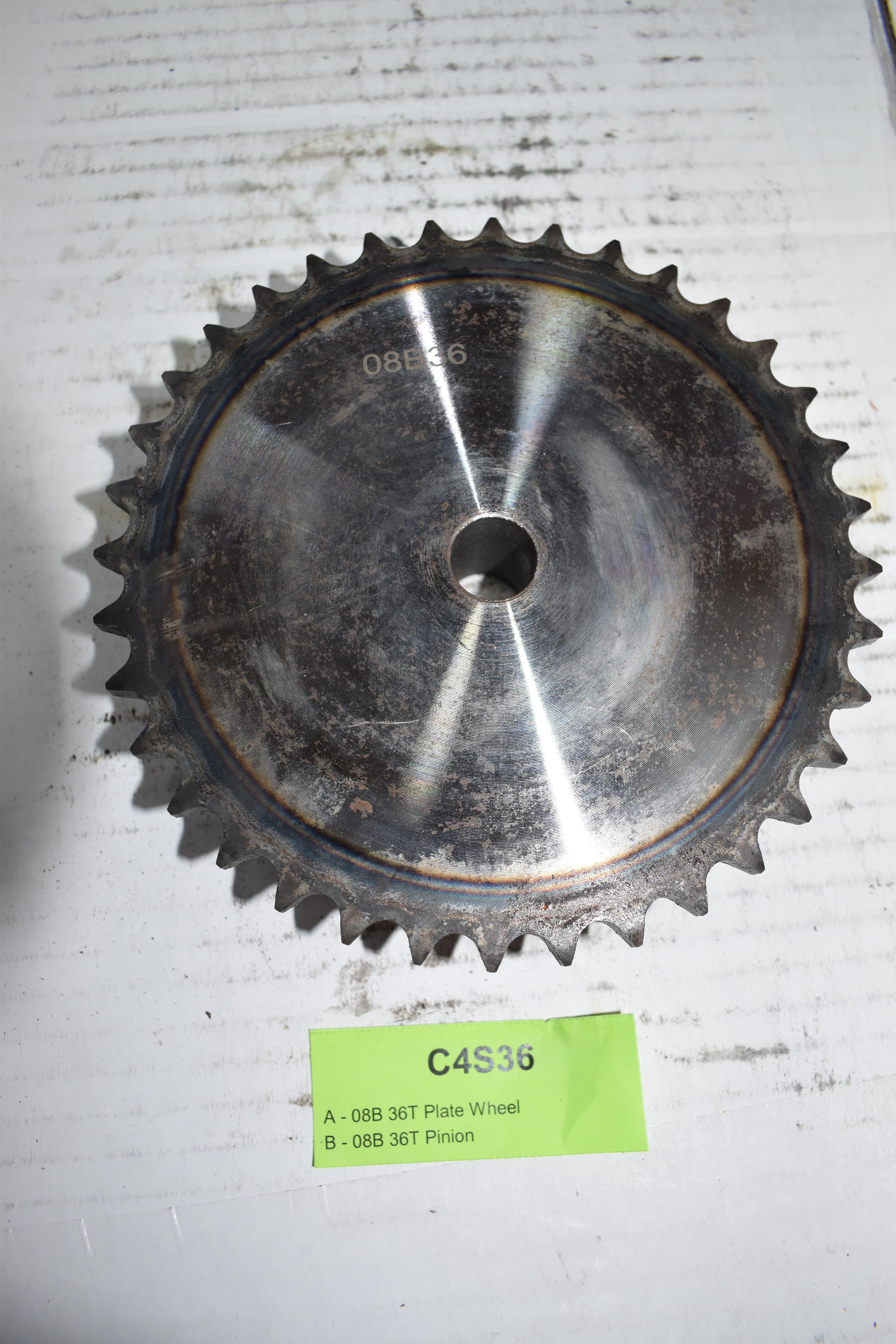 36T 08B Plate Wheel