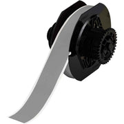 Indoor/outdoor vinyl label - grey - 28.58mm - B595 B30 series