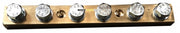 EARTH / NEUTRAL BAR - 165A, 6 x M8 Studs (No Feet)