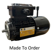RCG Alloy MSEJ71 0.37kW 4P Brake Motor B14 Flange 415/3/50 TEFC F IP55 DC Brake Electric Motor 14mm Shaft ***S2 Duty Only*** #MSEJ712-4