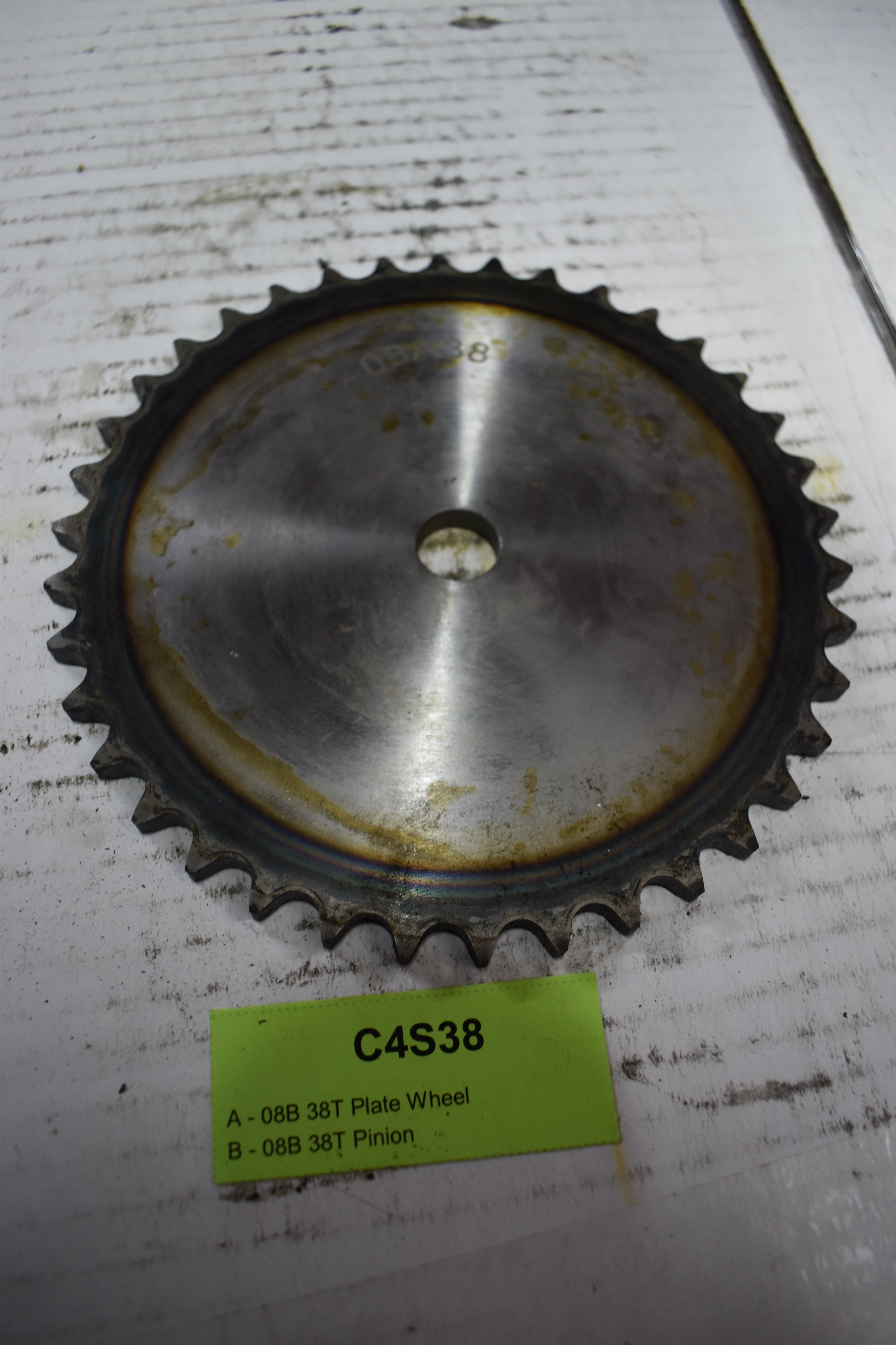 38T 08B Plate Wheel