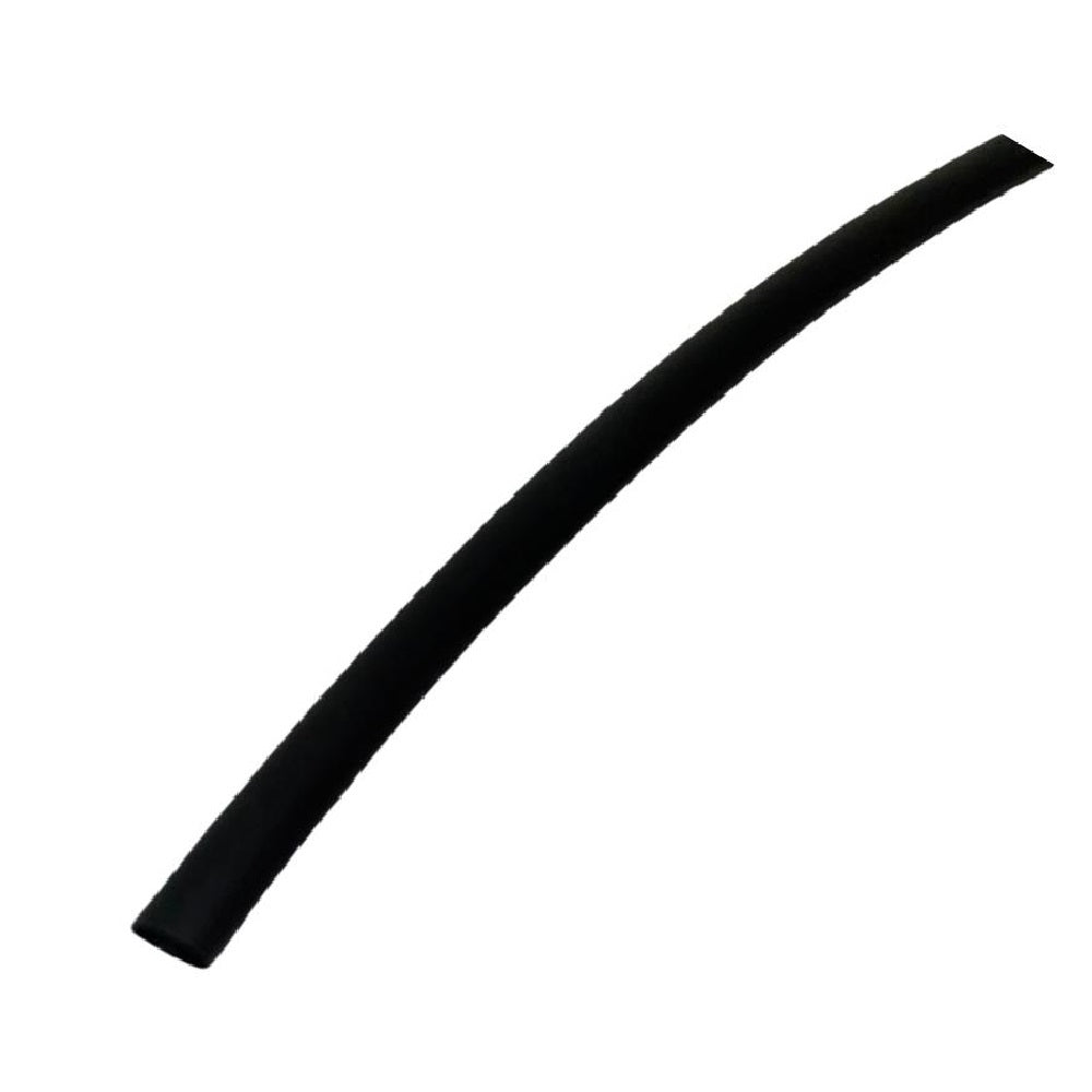Heat shrink 50mm x 1.2m black 2:1 UV stabilised thin wall