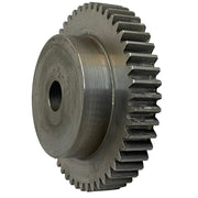 18T 2.5 MOD Spur Gear, 25mm Face Width, 20PA, 15mm Pilot Bore, 50mm OD, 45mm PCD, 38mm Boss OD, 37mm LTB #18M2.5S