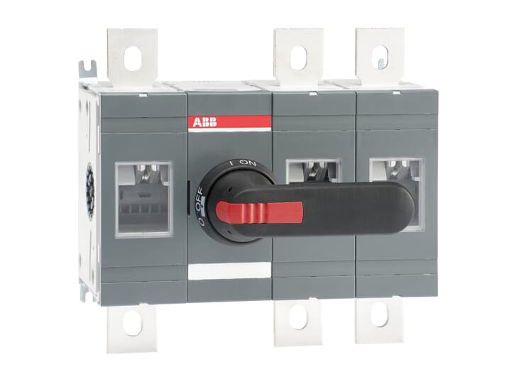 Load Break Switch, 630A / 415V, c/w Handle & Shaft (Mech. between poles)