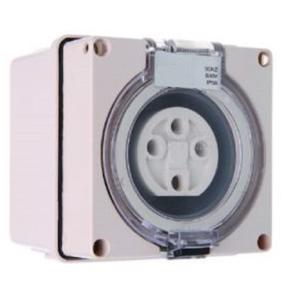 Pulset 3 Phase Socket 5 Pin 10A IP66