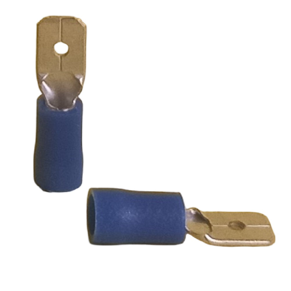 Blue Male Tab 6.3mm - 100 pack