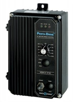 DC SCR Speed Controller, NEMA 4X DC Drive, 115/230v AC, Max 1.0/2.0 HP, 90/180v DC Armature #9338