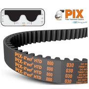 14M Timing Belt, 185T, 2590mm x 115mm Wide - PIX (Cut From Sleeve, Non Returnable)
