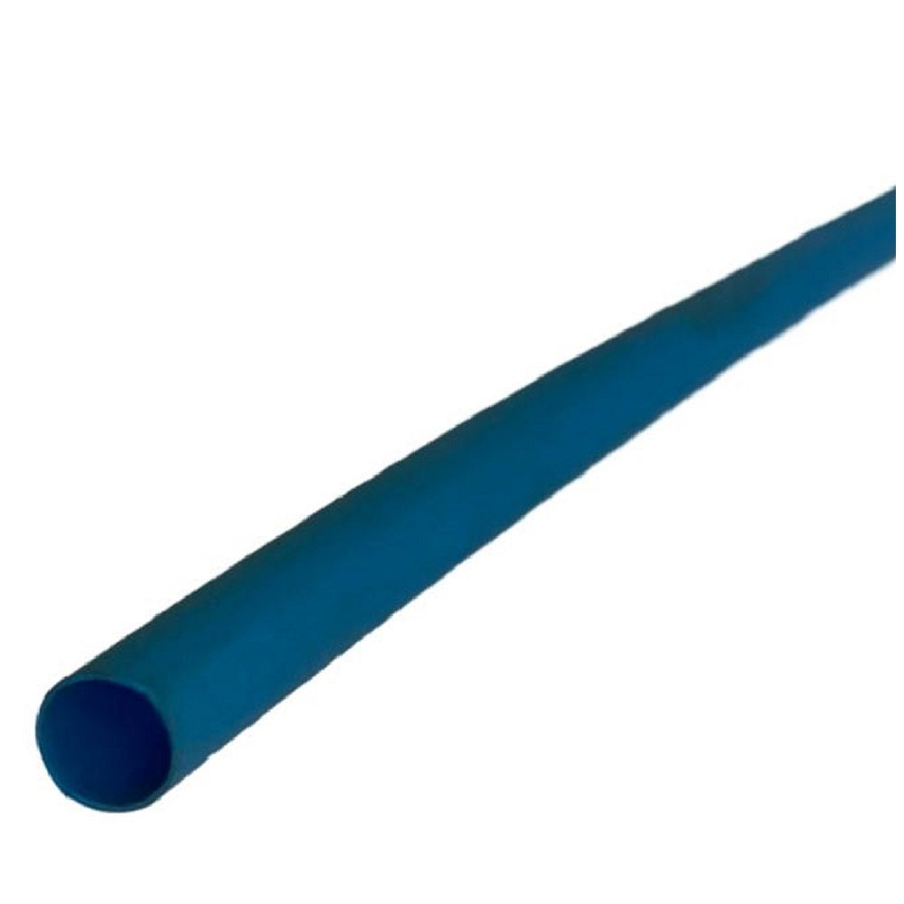 Heat shrink 125mm x 1.2m blue 2:1 UV stabilised thin wall