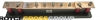 Six-way earth bar with single disconnect link L475xW80xH90mm
