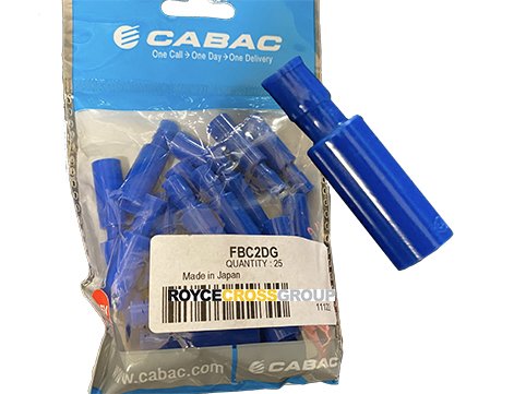 Female Bullet Blue 5mm - 25 Pack