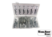 Clevis Hitch Pin Assortment Pack, Imperial 28 Pieces