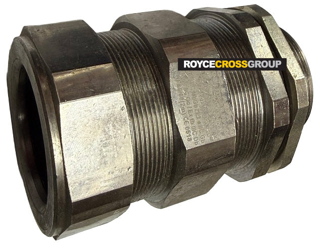 A2FX double compression M50 gland - 34-44.5mm - Ex db I/IIC, Ex eb I/IIC, Ex tb IIIC, Ex nR IIC