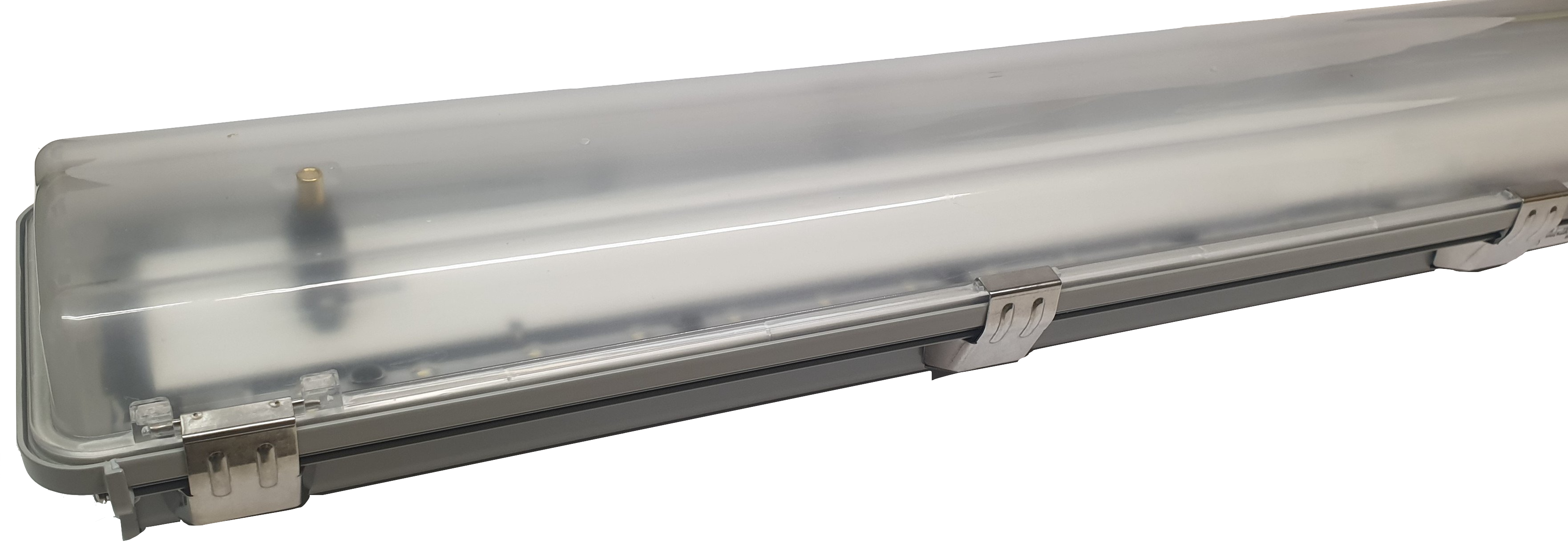 LED Emergency Luminaire [Ex de IIC Gb / Ex tb IIIC Db] 5700 Lumen / 60W, 2 x M20 Entries (HLL-4-5L-D-EM1-2/6-120-C)