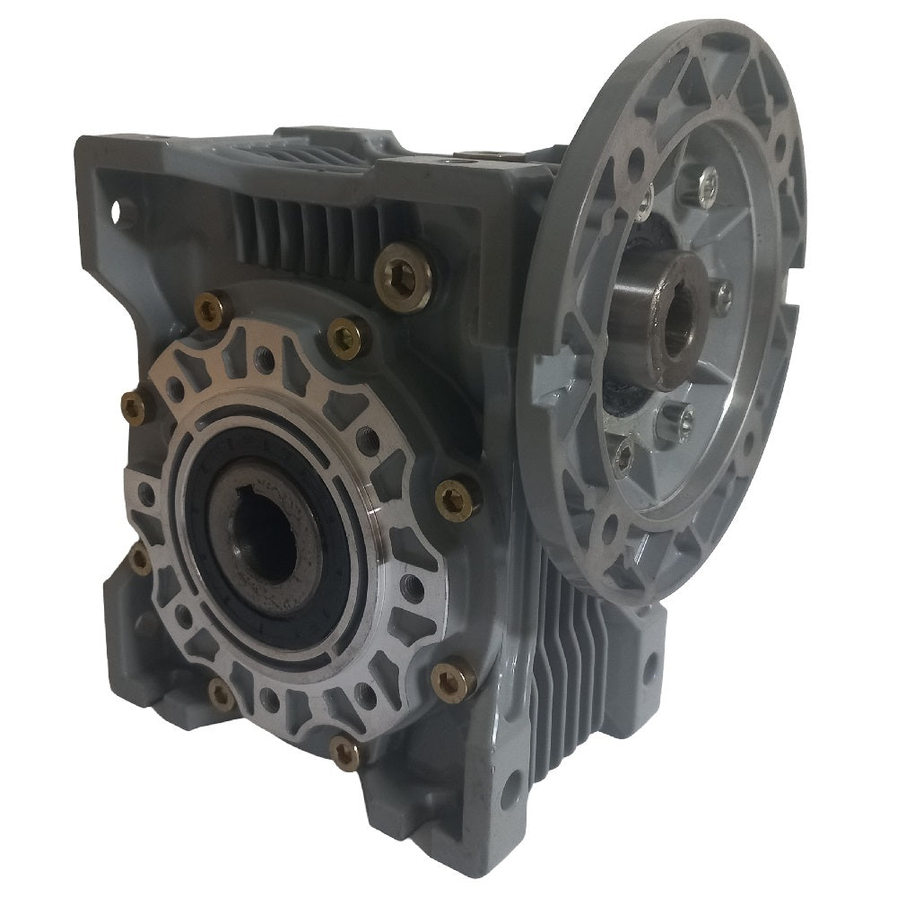 RCG075 Wormbox Ratio 7.5/1, 28mm Input With D100 B14A Input Flange, 28mm Hollow Output